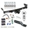 For 2005-2023 Nissan Frontier Trailer Hitch Tow PKG w/ 4-Flat Wiring + Ball Mount w/ 2" Drop + 2-5/16" Ball By Draw-Tite