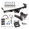 For 2005-2023 Nissan Frontier Trailer Hitch Tow PKG w/ 4-Flat Wiring Harness + Adjustable Drop Rise Triple Ball Ball Mount 1-7/8" & 2" & 2-5/16" Trailer Balls + Pin/Clip + Wiring Bracket By Draw-Tite