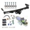 For 2005-2023 Nissan Frontier Trailer Hitch Tow PKG w/ 4-Flat Wiring + Starter Kit Ball Mount w/ 2" Drop & 1-7/8" Ball By Draw-Tite