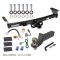 For 2005-2023 Nissan Frontier Trailer Hitch Tow PKG w/ 4-Flat Wiring + Interlock Tactical Starter Kit w/ 2" Drop & 2" Ball By Draw-Tite