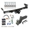 For 2005-2023 Nissan Frontier Trailer Hitch Tow PKG w/ 4-Flat Wiring + Interlock Tactical Starter Kit w/ 3-1/4" Drop & 2" Ball By Draw-Tite