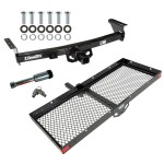 For 2005-2024 Nissan Frontier Trailer Hitch Tow PKG w/ 48" x 20" Cargo Carrier + Hitch Lock By Draw-Tite