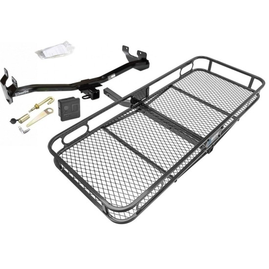 Trailer Tow Hitch For 06-10 Hummer H3 Basket Cargo Carrier Platform Hitch Lock and Cover