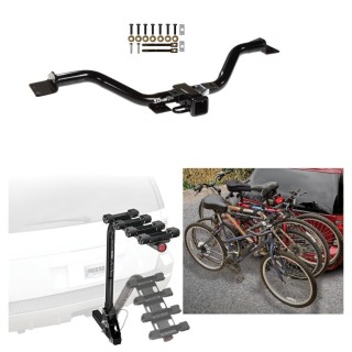 Trailer Hitch w 4 Bike Rack For 09 18 Chevy Traverse 07 17 GMC