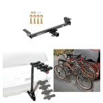 Trailer Hitch w/ 4 Bike Rack For 16-22 Lexus RX350 16-21 RX450h Approved for Recreational & Offroad Use Carrier for Adult Woman or Child Bicycles Foldable