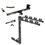 For 2008-2016 Chrysler Town & Country Trailer Hitch Tow PKG w/ 4 Bike Carrier Rack + Hitch Lock By Draw-Tite