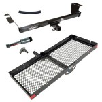 For 2008-2016 Chrysler Town & Country Trailer Hitch Tow PKG w/ 48" x 20" Cargo Carrier + Hitch Lock By Draw-Tite