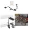 Trailer Hitch w/ 4 Bike Rack For 15-18 Chevy City Express 13-22 Nissan NV200 Approved for Recreational & Offroad Use Carrier for Adult Woman or Child Bicycles Foldable