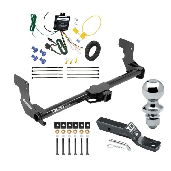 Trailer Tow Hitch For 16-23 Mercedes-Benz Metris Complete Package w/ Wiring and 1-7/8" Ball