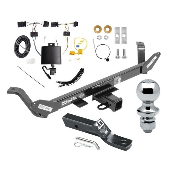 Trailer Tow Hitch For 20-24 BMW X1 2" Receiver Complete Package w/ Wiring and 1-7/8" Ball