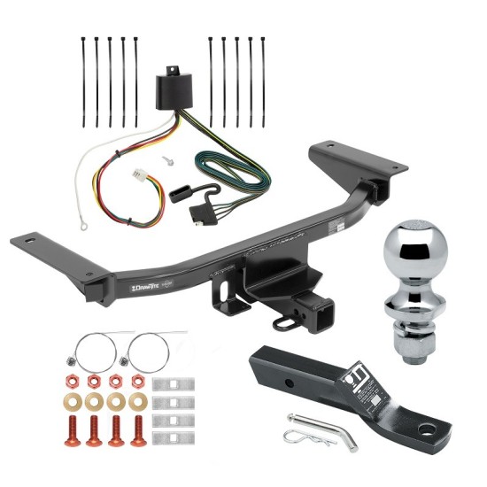 Trailer Tow Hitch For 16-23 Mazda CX-9 All Styles Complete Package w/ Wiring and 1-7/8" Ball