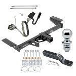 Trailer Tow Hitch For 17-24 Cadillac XT5 Complete Package w/ Wiring and 1-7/8" Ball