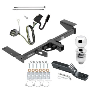 Trailer Tow Hitch For 17-24 Cadillac XT5 Complete Package w/ Wiring and 2" Ball