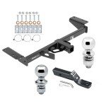 Trailer Tow Hitch For 17-24 Cadillac XT5 Receiver w/ 1-7/8" and 2" Ball