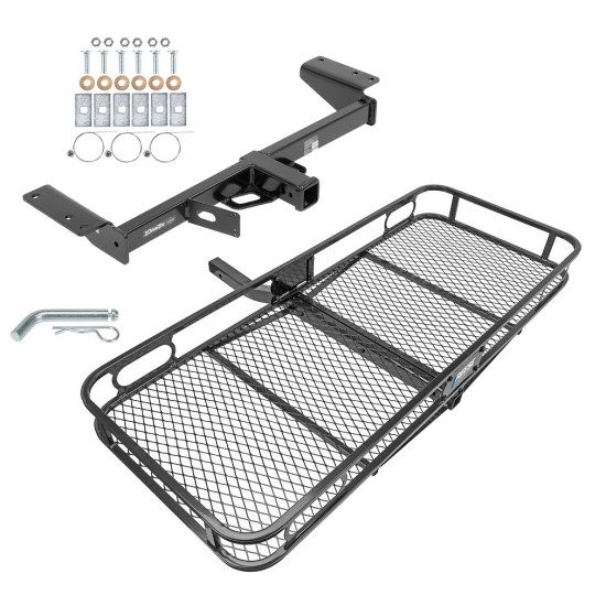 Trailer Tow Hitch For 17-24 Cadillac XT5 except Platinum Basket Cargo Carrier Platform w/ Hitch Pin