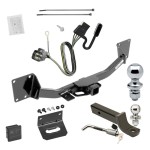 Ultimate Tow Package For 19-24 Chevy Blazer 17-23 GMC Acadia 2020 Cadillac XT6 Trailer Hitch w/ Wiring 2" Drop Mount Dual 2" and 1-7/8" Ball Lock Bracket Cover 2" Receiver 