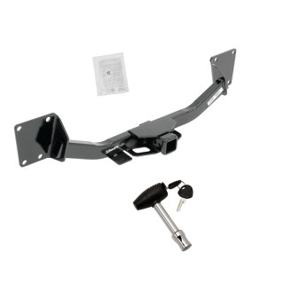 Trailer Tow Hitch For 17-24 GMC Acadia Exc 17 Limited 2020 Cadillac XT6 19-24 Chevy Blazer w/ Security Lock Pin Key