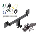 Trailer Tow Hitch For 22-24 Jaguar F-Pace Complete Package w/ Wiring and 2" Ball