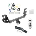 Trailer Tow Hitch For 17-25  Audi Q7 Complete Package w/ Wiring and 2" Ball