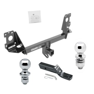 Trailer Tow Hitch For 17-25 Audi Q7 Receiver w/ 1-7/8" and 2" Ball