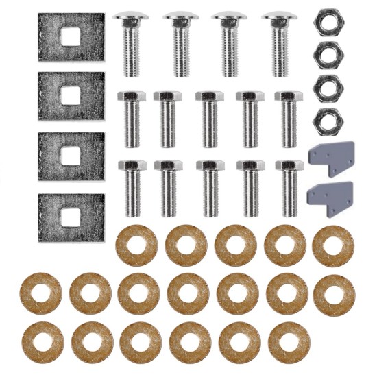 Trailer Tow Hitch Hardware Fastener Kit For 16-22 Nissan NP300 Navara International Only