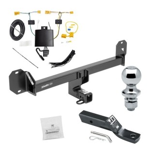 Trailer Tow Hitch For 16-22 Mercedes-Benz GLC300 Except PO3 Premium Package Complete Package w/ Wiring and 1-7/8" Ball