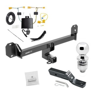 Trailer Tow Hitch For 16-22 Mercedes-Benz GLC300 Except PO3 Premium Package Complete Package w/ Wiring and 2" Ball