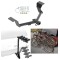 Trailer Hitch w/ 4 Bike Rack For 17-19 Honda CR-V 20-24 CR-V Except Hybrid Approved for Recreational & Offroad Use Carrier for Adult Woman or Child Bicycles Foldable