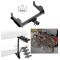 Trailer Hitch w/ 4 Bike Rack For 15-24 Ford F-150 17-23 Raptor 2" Towing Receiver Raptor Approved for Recreational & Offroad Use Carrier for Adult Woman or Child Bicycles Foldable