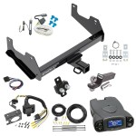 Trailer Hitch Tow Package Prodigy P3 Brake Control For 15-23 Ford F-150 w/ 7-Way RV Wiring 2" Drop Mount 2" Ball Class 4 2" Receiver Draw-Tite Tekonsha