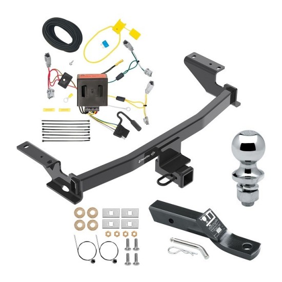 Trailer Tow Hitch For 13-16 Mazda CX-5 Complete Package w/ Wiring and 1-7/8" Ball