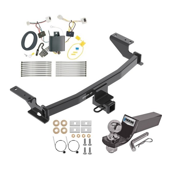 Tow Package For 17-21 Mazda CX-5 Except Diesel Trailer Hitch w/ Wiring 2" Drop Mount 2" Ball 2" Receiver 