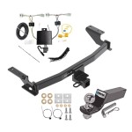 Trailer Tow Hitch For 22-24 Mazda CX-5 Except Diesel Complete Package w/ Wiring and 2" Ball