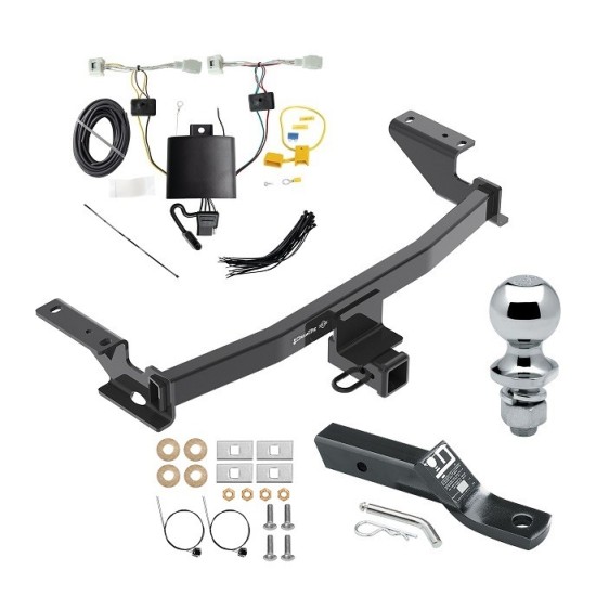 Trailer Tow Hitch For 22-24 Mazda CX-5 Except Diesel 2" Receiver Complete Package w/ Wiring and 1-7/8" Ball