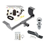 Trailer Tow Hitch For 05-08 Dodge Magnum Complete Package w/ Wiring and 1-7/8" Ball