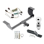 Trailer Tow Hitch For 05-07 Chrysler 300 08-14 Dodge Challenger 06-10 Charger Complete Package w/ Wiring and 2" Ball