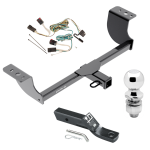 Reese Trailer Tow Hitch For 05-07 Chrysler 300 08-14 Dodge Challenger 06-10 Charger Complete Package w/ Wiring and 2" Ball