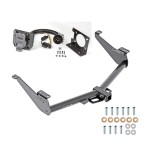 Trailer Tow Hitch w/ 7-Way RV Wiring For 17-24 Nissan Titan except XD Class 3 2" Towing Receiver