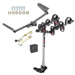 Trailer Tow Hitch For 18-23 Honda Odyssey All Styles 4 Bike Rack w/ Hitch Lock and Cover