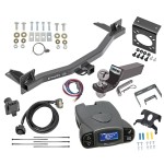 Trailer Hitch Tow Package Prodigy P3 Brake Control For 18-24 Buick Enclave Chevrolet Traverse w/ 7-Way RV Wiring 2" Drop Mount 2" Ball Class 3 2" Receiver Draw-Tite Tekonsha