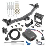 For 2018-2023 Chevrolet Traverse Trailer Hitch Tow PKG w/ Pro Series Pilot Brake Control + Generic BC Wiring Adapter + 7-Way RV Wiring By Draw-Tite