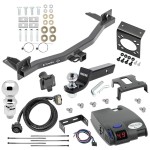 For 2018-2023 Chevrolet Traverse Trailer Hitch Tow PKG w/ Tekonsha Primus IQ Brake Control + 7-Way RV Wiring + 2" & 2-5/16" Ball & Drop Mount By Draw-Tite