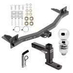 For 2018-2023 Chevrolet Traverse Trailer Hitch Tow PKG w/ Adjustable Drop Rise Ball Mount + Pin/Clip + 2" Ball By Draw-Tite