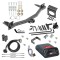 For 2018-2023 Buick Enclave Trailer Hitch Tow PKG w/ 6K Round Bar Weight Distribution Hitch w/ 2-5/16" Ball + Pin/Clip + Pro Series POD Brake Control + Generic BC Wiring Adapter + 7-Way RV Wiring By Draw-Tite