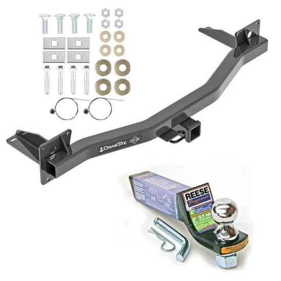 For 2018-2023 Chevrolet Traverse Trailer Hitch Tow PKG w/ Starter Kit Ball Mount w/ 2" Drop & 1-7/8" Ball By Draw-Tite