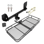 Trailer Tow Hitch For 16-24 Volvo XC90 18-24 XC60 Basket Cargo Carrier Platform Hitch Lock and Cover 