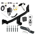 Trailer Tow Hitch For 18-23 BMW X2 Deluxe Package Wiring 2" Ball and Lock