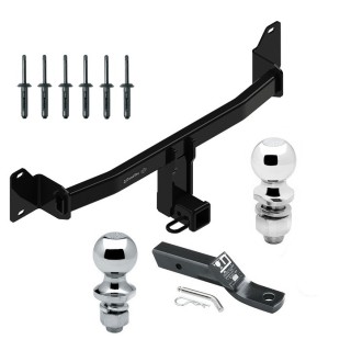 Trailer Tow Hitch For 18-23 BMW X2 2" Receiver w/ 1-7/8" and 2" Ball