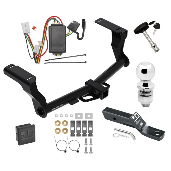 Trailer Tow Hitch For 16-24 Subaru Crosstrek Except Hybrid Deluxe Package Wiring 2" Ball and Lock