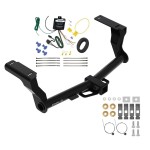 Trailer Tow Hitch For 18-24 Subaru Crosstrek Hybrid w/ Wiring Harness Kit